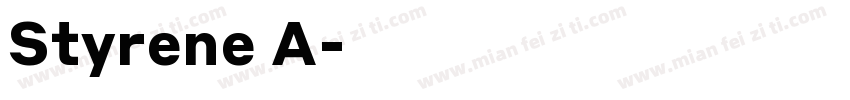 Styrene A字体转换